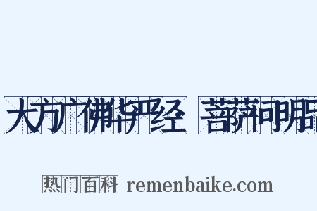 大方广佛华严经·菩萨问明品是什么意思的图片